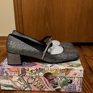 Worn once, Jeffrey Campbell sequin Mary Jane’s